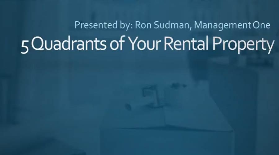 featured image text:" 0:03 / 20:50 &bull; Intro 5 Quadrants of Owning a Rental Property"