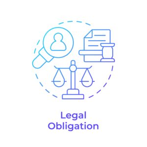 Legal obligation concept
