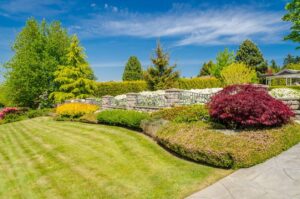 well maintained landscaping